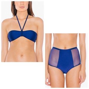 🌼SPRING CLEANING🌼 AA High-Waist Mesh Bikini - M