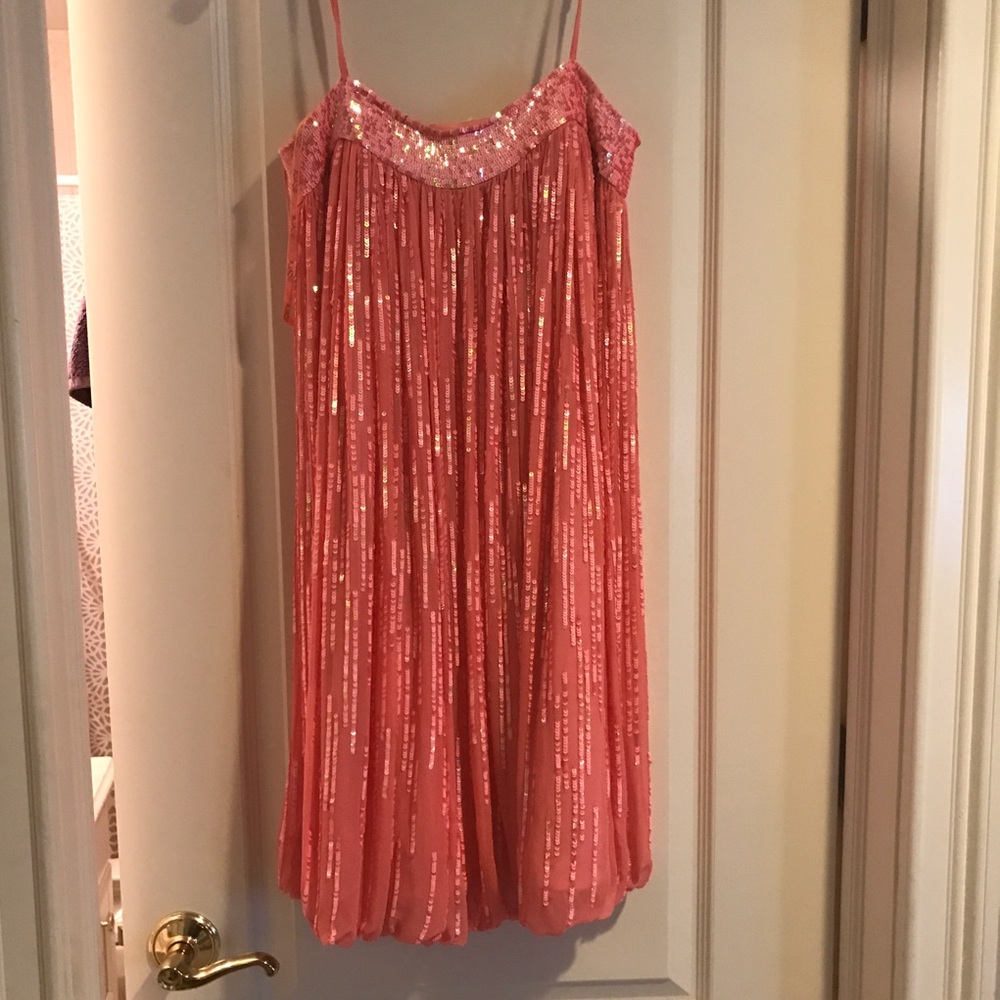 SCALA PINK SEQUIN DRESS
