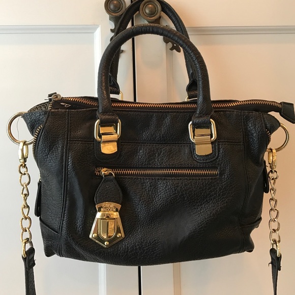 Urban Outfitters Handbags - ✨SALE. Steve Madden Black & Gold Crossbody