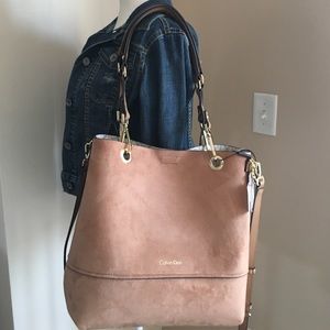 Calvin Klein Leather Tote Reversible