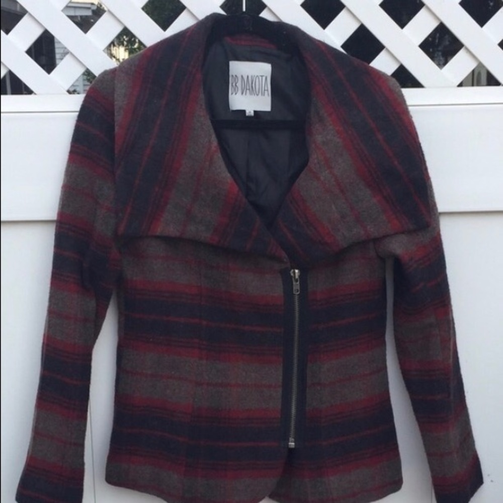 Plaid BB Dakota Jacket EUC