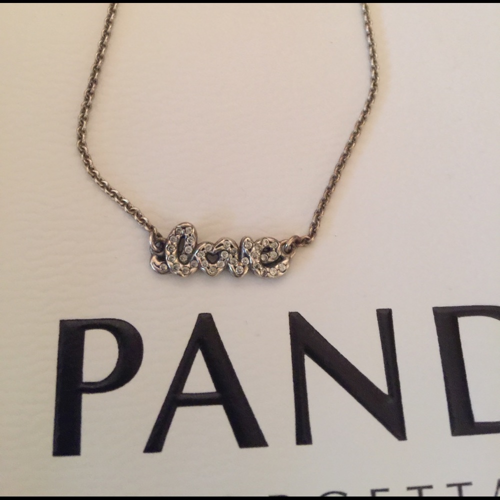 Pandora Signature of Love necklace