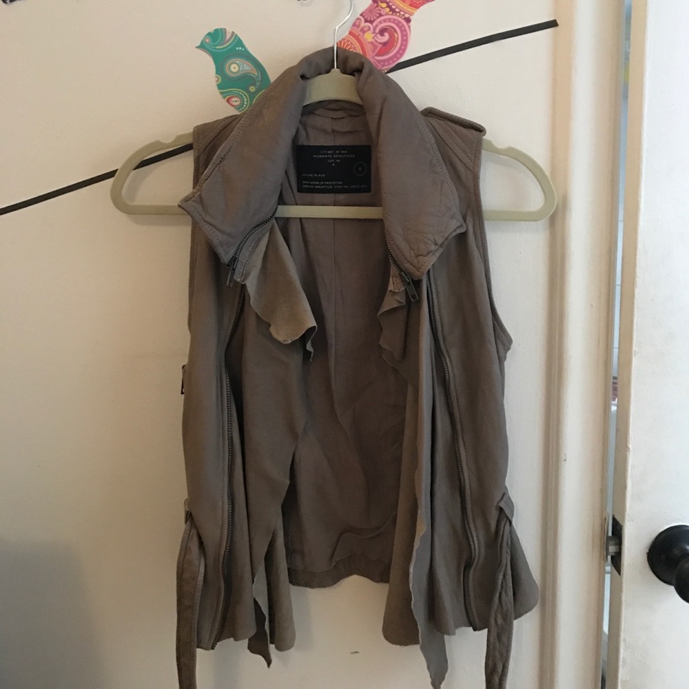 All saint's leather vest