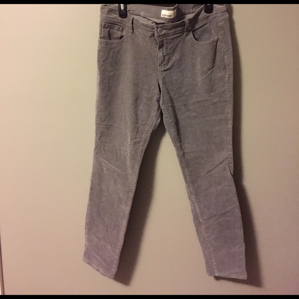 Old Navy size 16 gray skinny corduroy pants