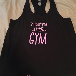 Danskin now black workout tank
