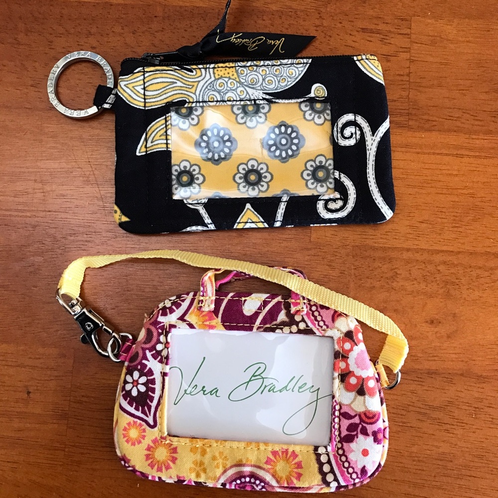 Vera Bradley luggage tag and ID case