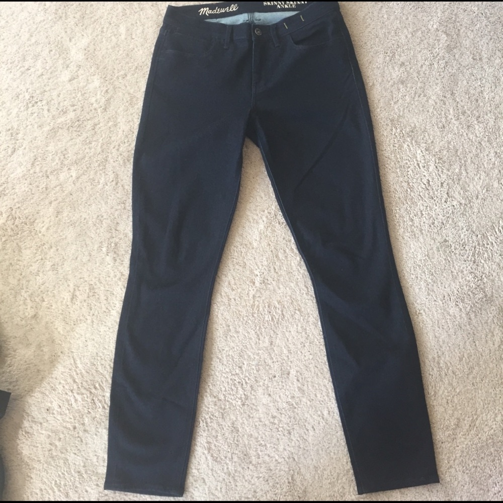 Madewell Dark Wash Ankle Skinny Jeans