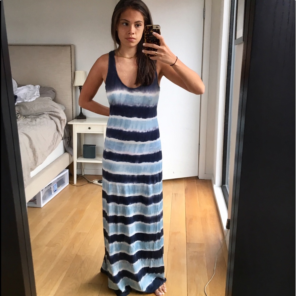 Cutest blue tye dye maxi dress