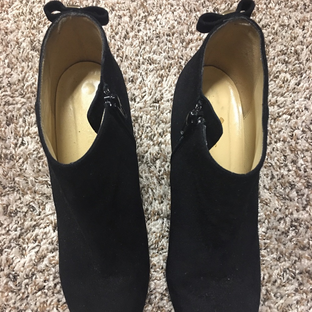 Kate Spade Black Netta booties sz 8