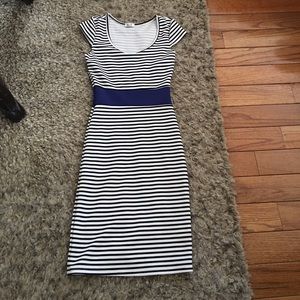 Striped Midi Dress