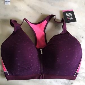 Victoria's Secret VSX Sport Front Zip Bra 36DDD