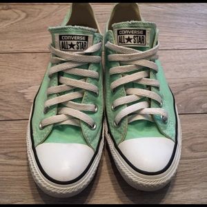 Converse mint chucks