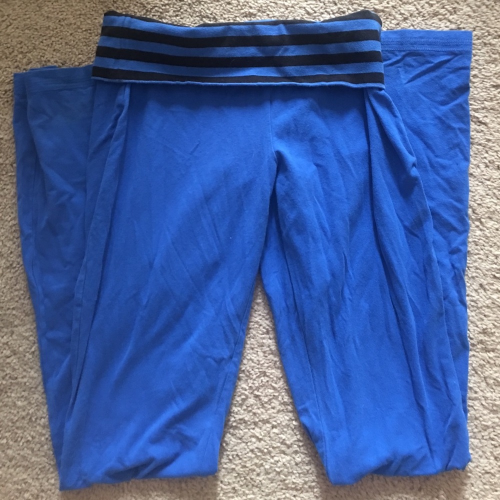 Royal blue yoga pants