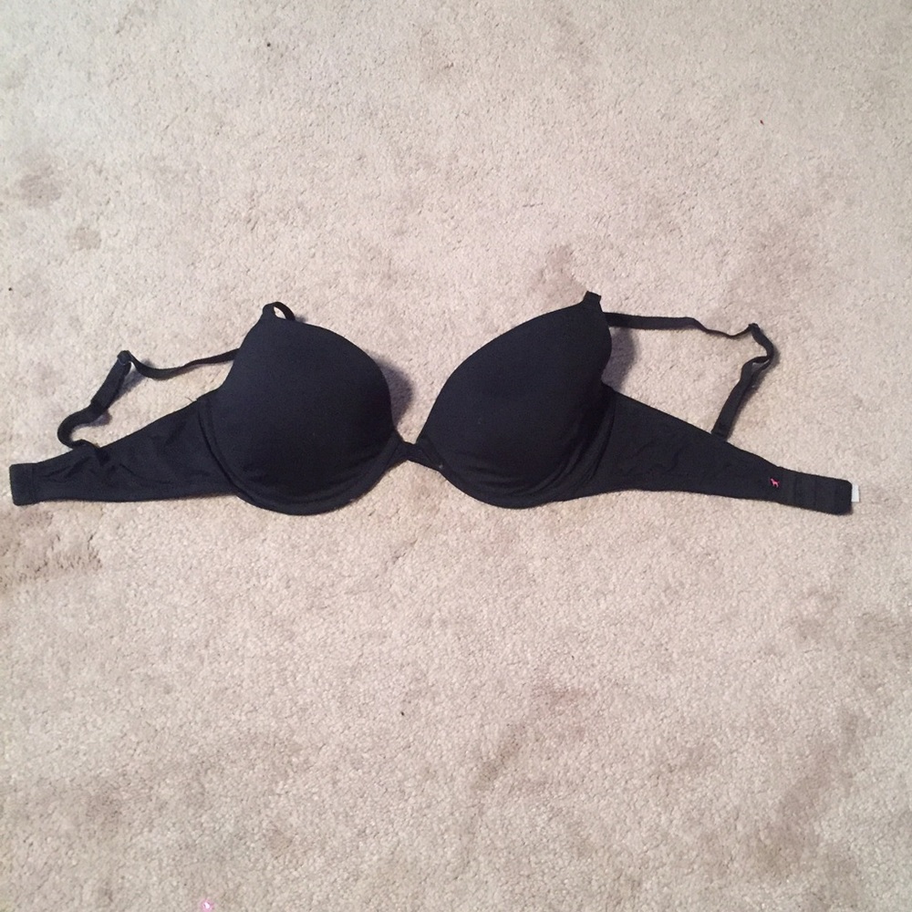 PINK black bra- 34D