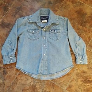 Kids wrangler shirt
