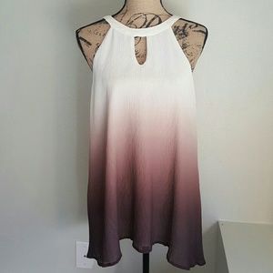 Ombre Tank Top Blouse