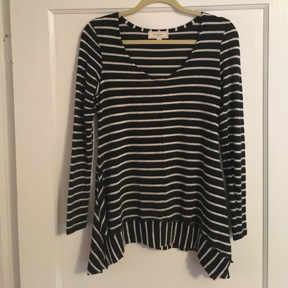 Very soft striped sweater.