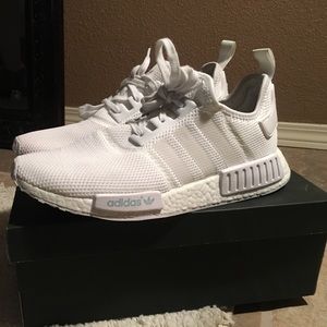 ADIDAS NMD_R1 TRIPLE WHITES