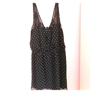 Black and White polka dot dress