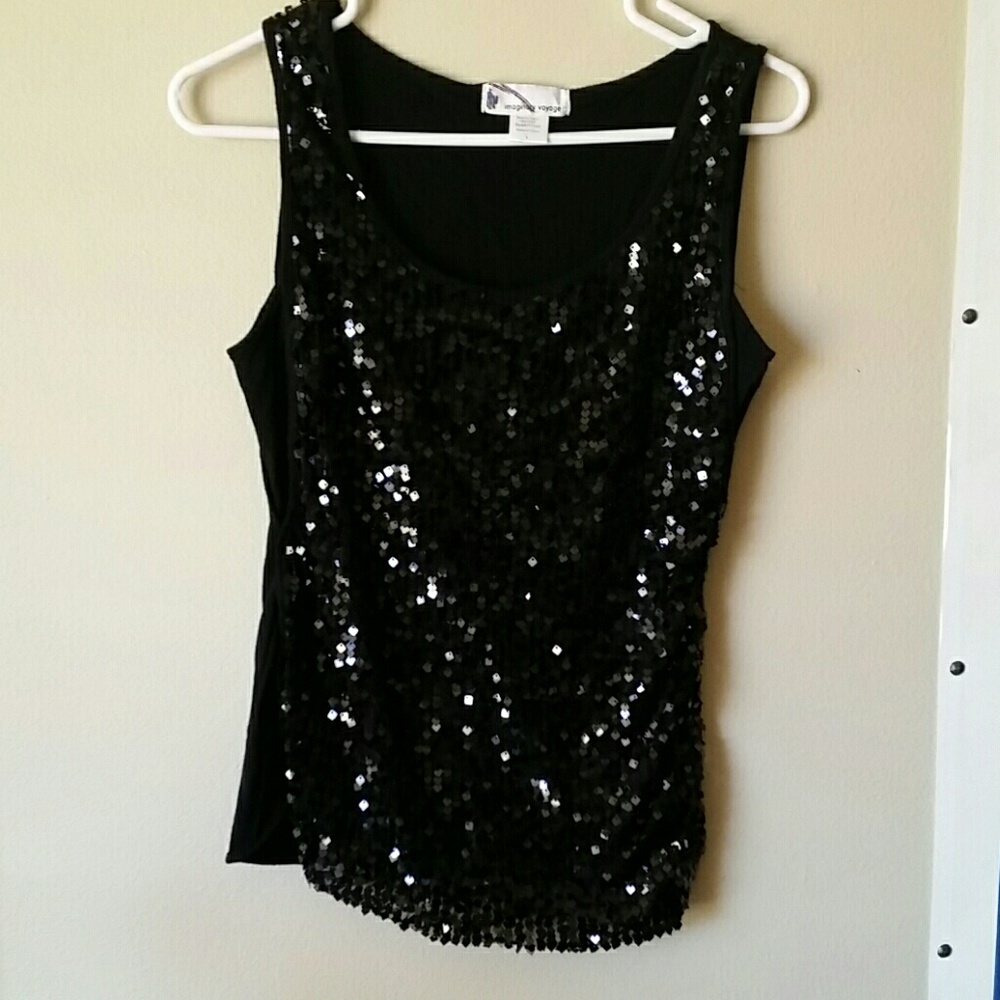 Metallic Sequined Top - Swingy!