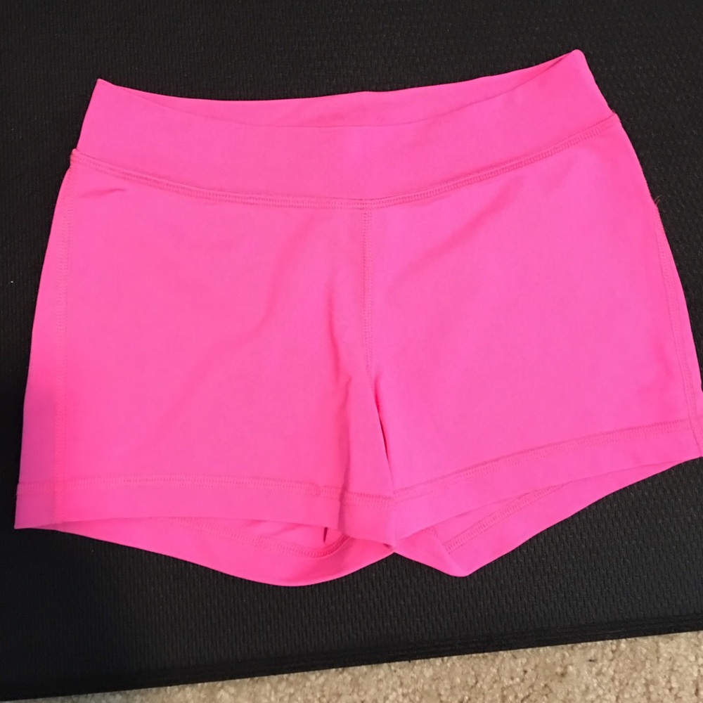 Bebe sport hot pink workout shorts