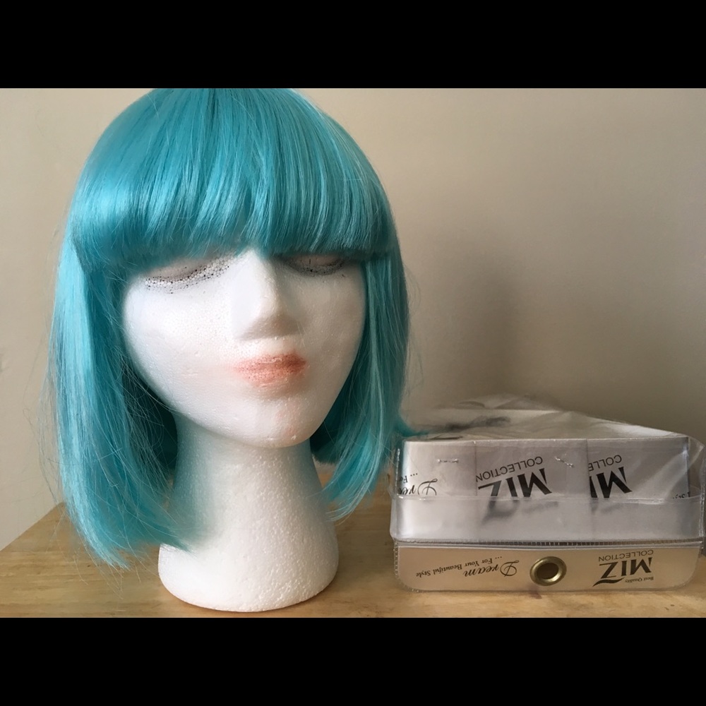 New blue wig. Never worn.