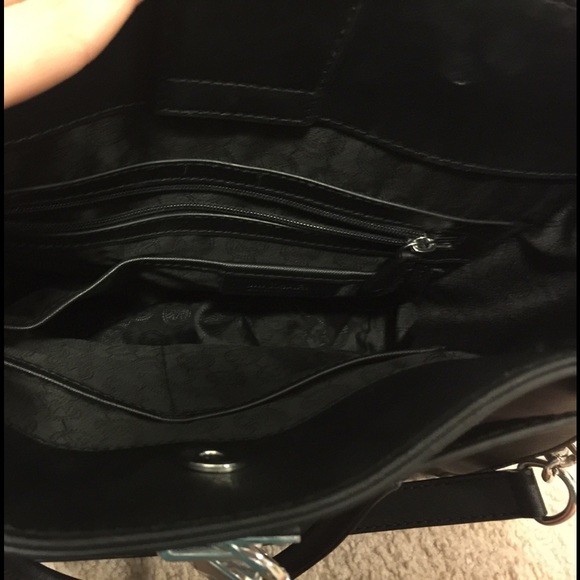 Large black Mk Hamilton satchel - Picture 2 of 6