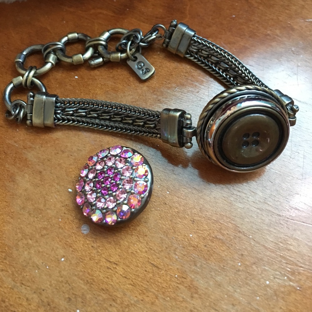 Ginger Snap bracelet with 2 snap-ons