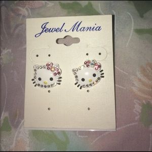 Hello kitty stud earrings