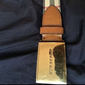 Burberry Belt Size 34