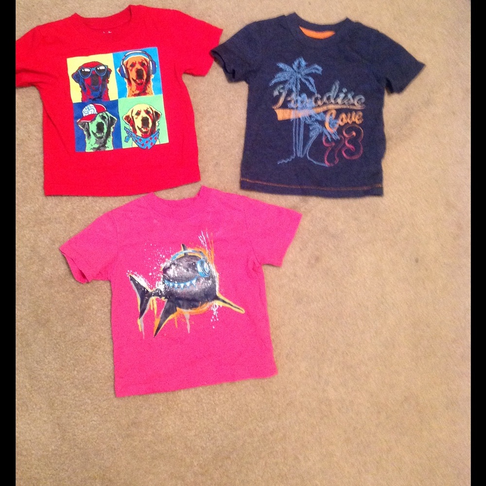 Unisex tee shirts size 18 months, set of 3