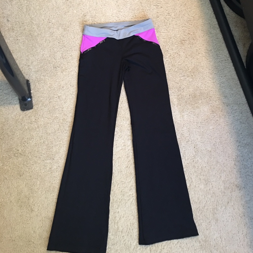 Bebe sport boot cut workout pants