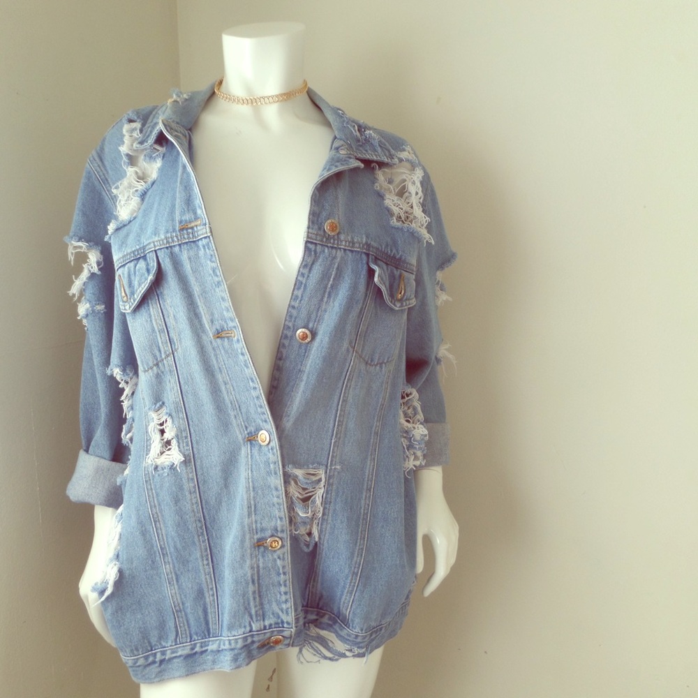 Ripped Jean jacket
