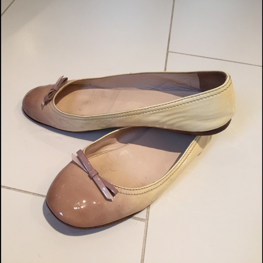 Prada Ombré Ballet Flats