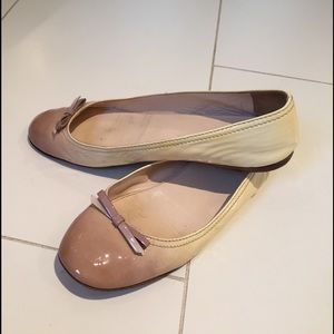 Prada Ombré Ballet Flats