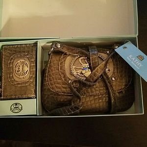 Kathy Van Zeeland Crossbody Purse Wallet Set