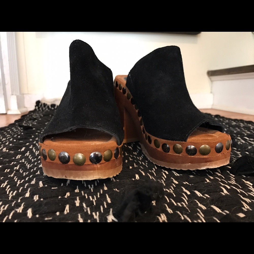Free People Platform Clogs