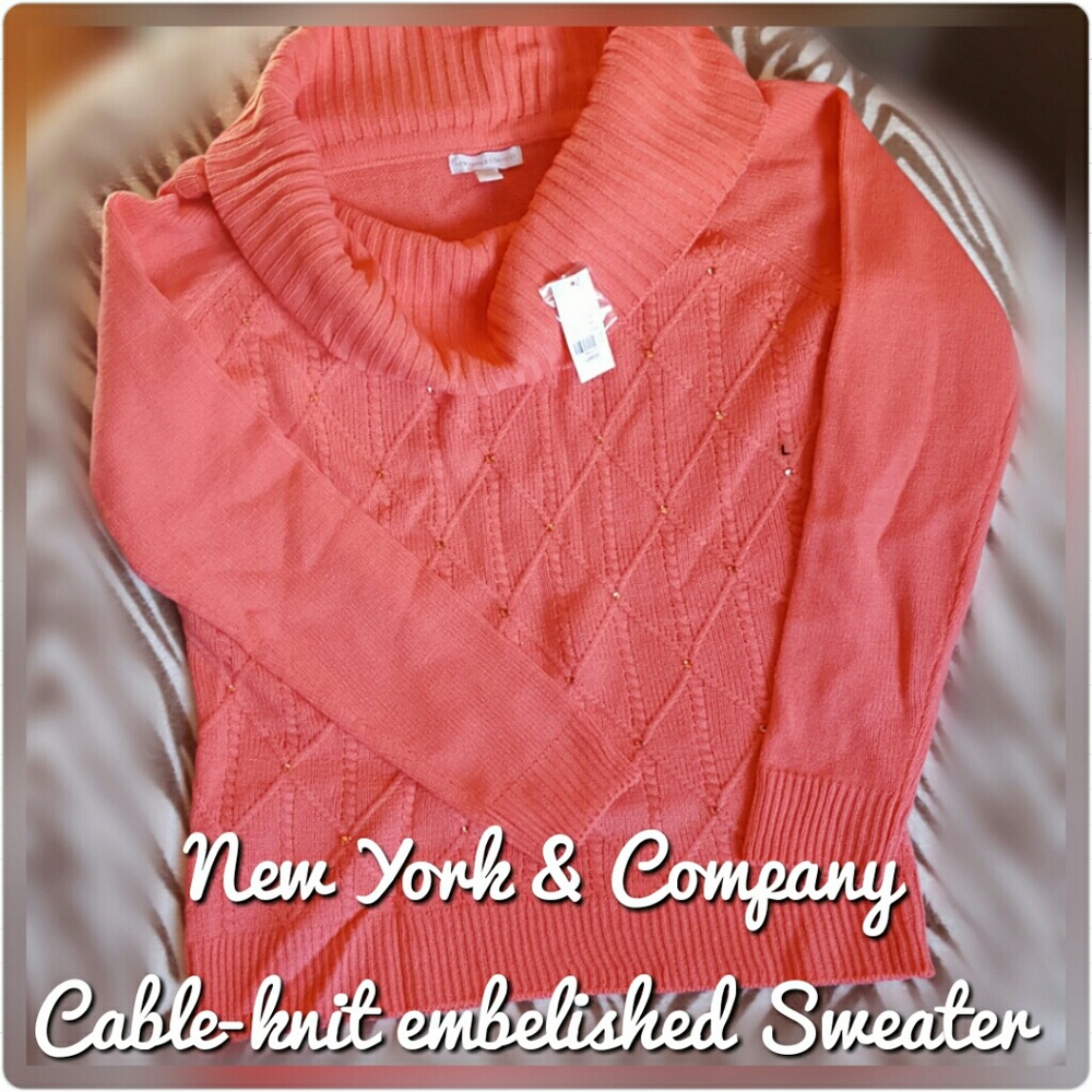 NY & CO. Cowl-neck Sweater