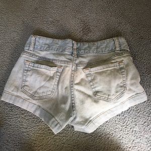 target mossimo supply co high rise denim shorts