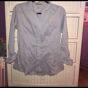 Light blue button down shirt