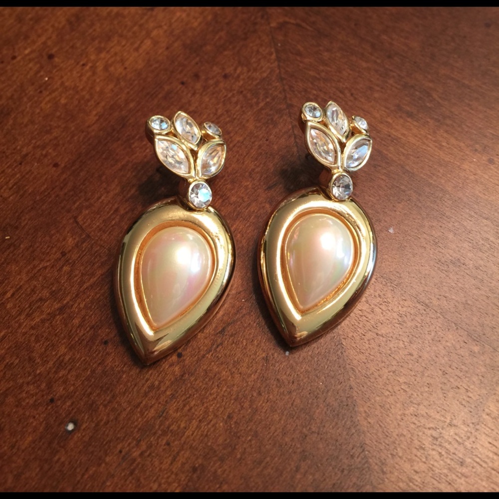 Vintage post-back earrings