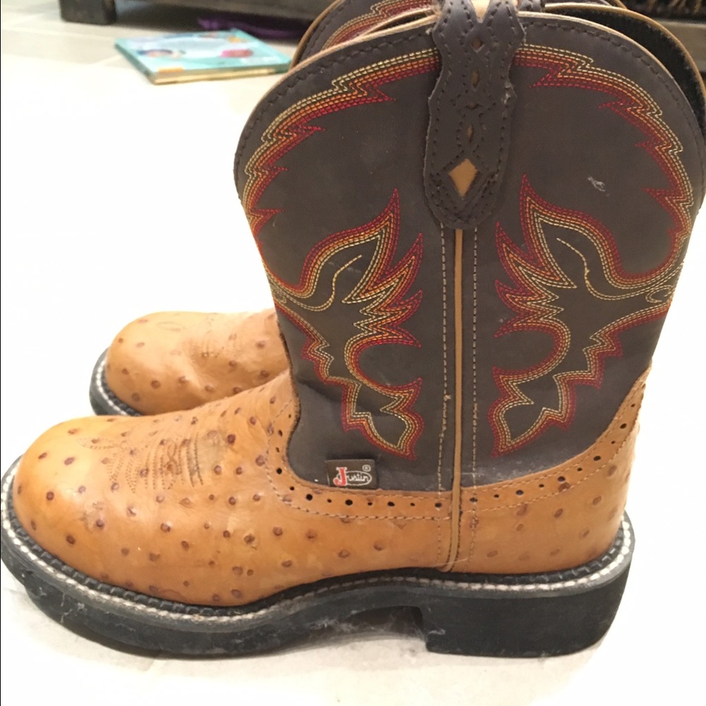 Justin boots size 8