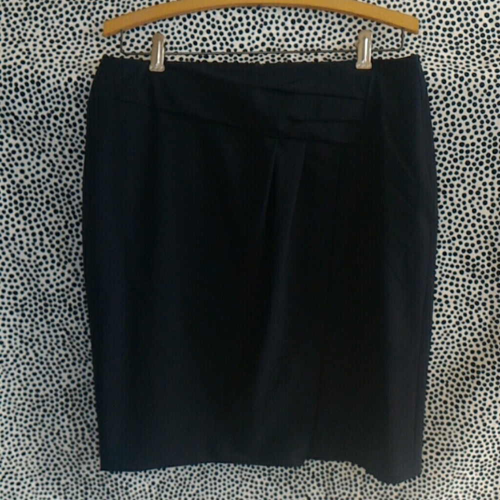 Hugo Boss navy pencil skirt