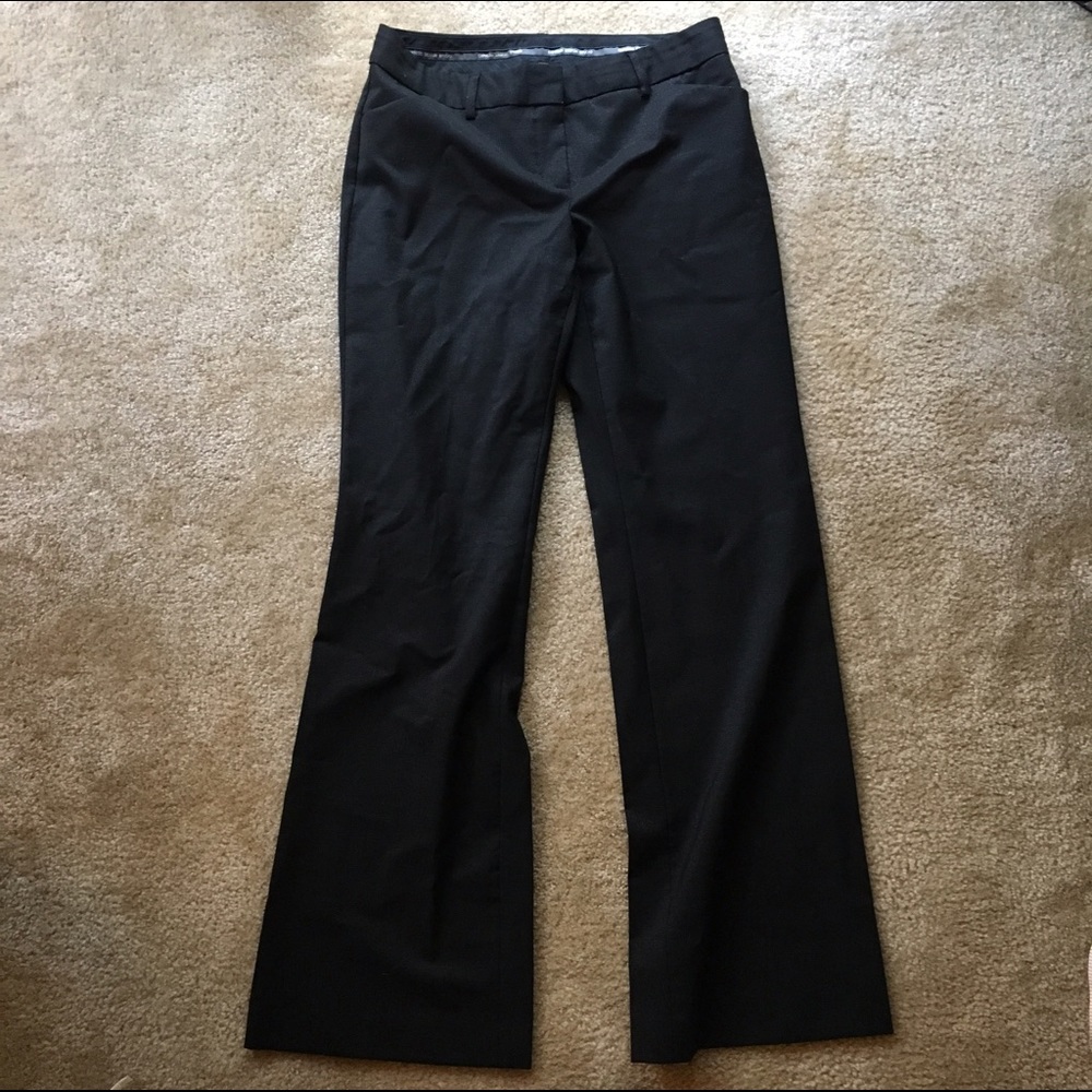 Express Editor Pants Black & Silver Sz 6