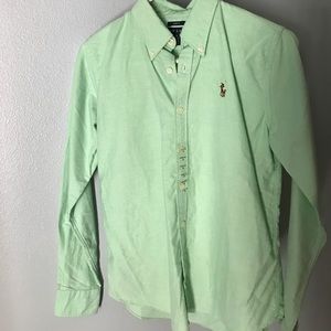 NWT Women's Ralph Lauren Slim Fit Button Down.