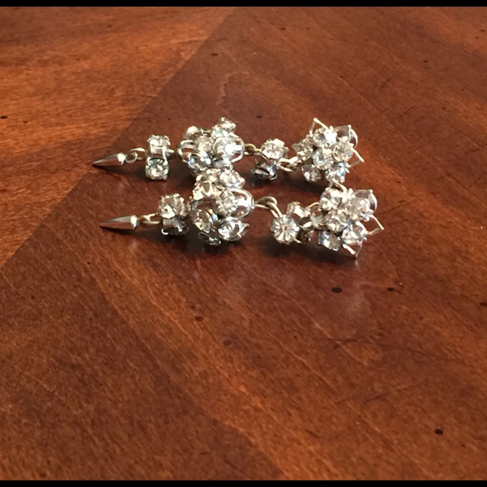 Vintage rhinestone earrings