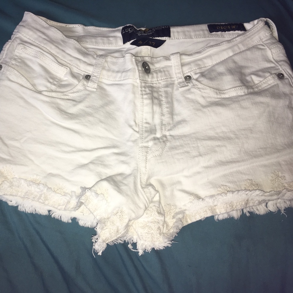 Lucky brand white shorts