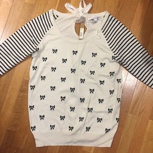 LC Lauren Condrad Bow Sweater