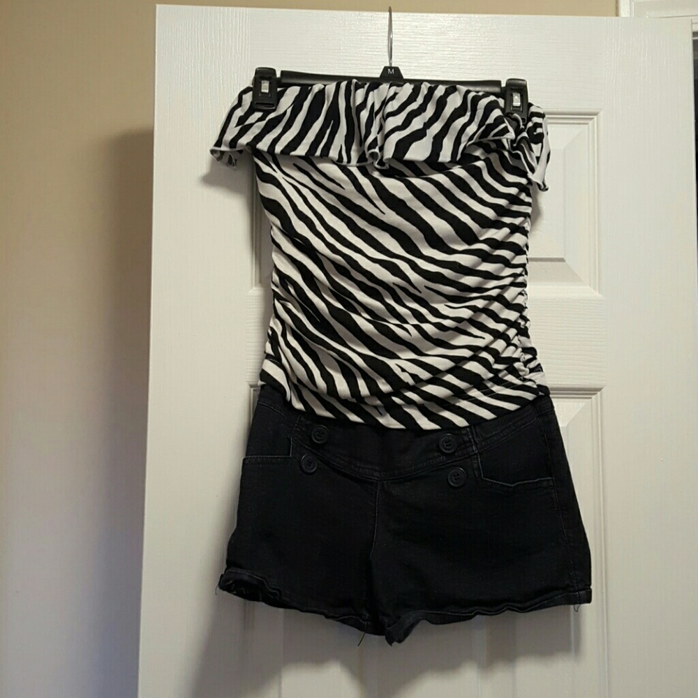 Sequin Hearts Romper