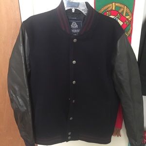 American Rag Navy Varsity Jacket